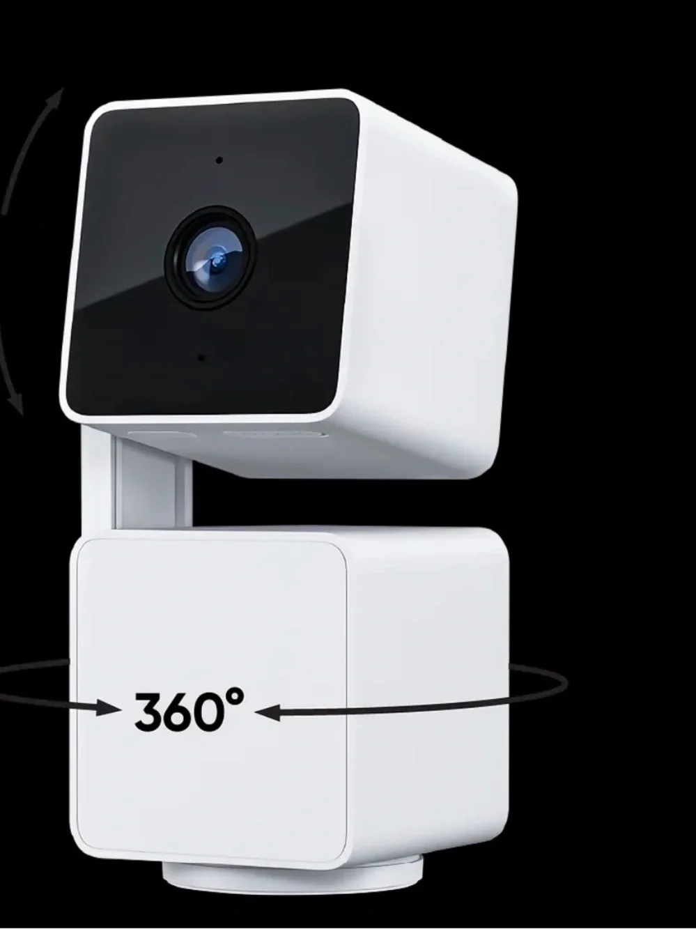 White 360° Rotating Smart Security Camera